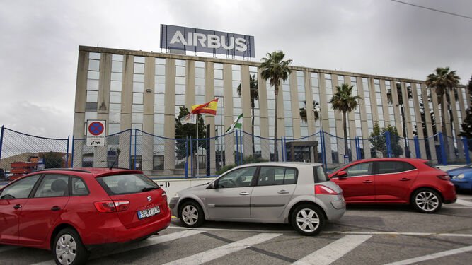 Instalaciones de AIrbus en la localidad gaditana de Puerto Real.