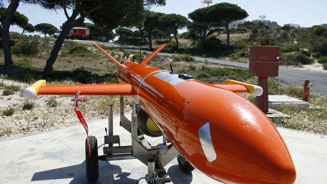 Uno de los prototipos que se prueban en las instalaciones del INTA en Moguer.